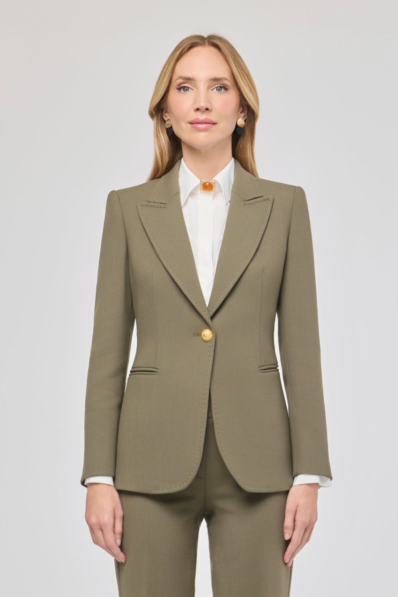 Garcia Vintage 01 Green Tailored Blazer - Limited Edition