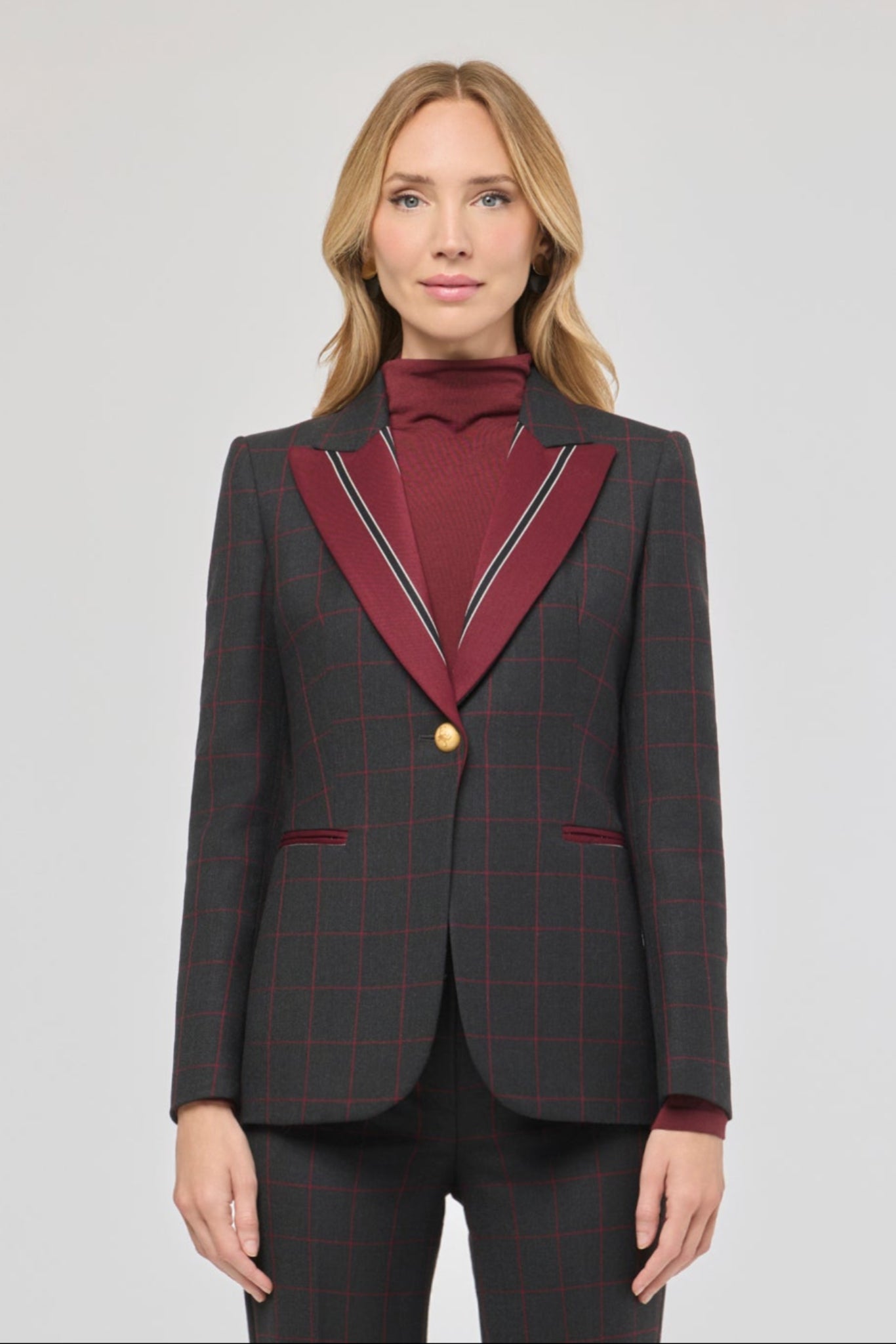 Rowan Wool Blazer with Contrast Lapel - Limited Edition