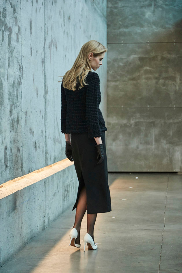 CHAQUETA TWEED AZABACHE LAZOS ZOE - THE EXTREME COLLECTION