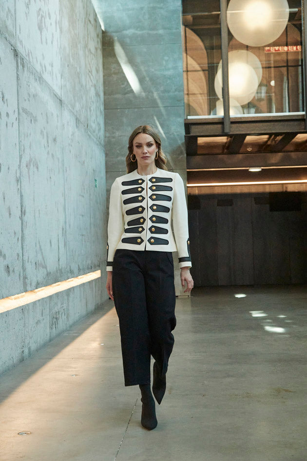 BLAZER SUPER CREPE MARFIL KYOMI - THE EXTREME COLLECTION