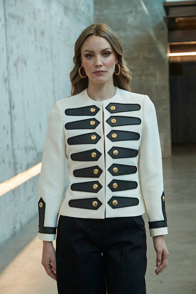 BLAZER SUPER CREPE MARFIL KYOMI - THE EXTREME COLLECTION