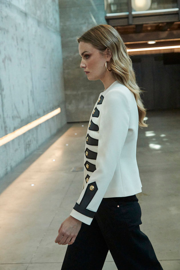 BLAZER SUPER CREPE MARFIL KYOMI - THE EXTREME COLLECTION