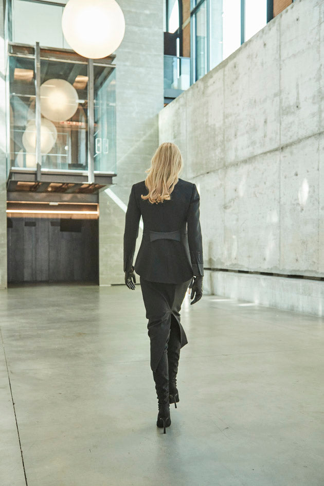 BLAZER BORDADO PECES NUVOLA BLACK - THE EXTREME COLLECTION