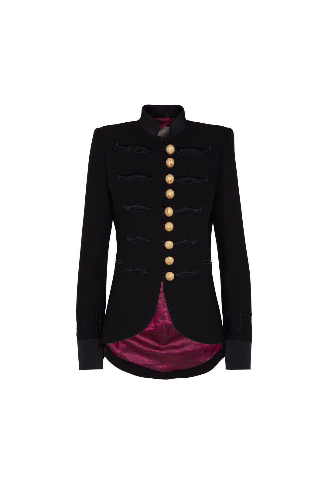 BLAZER BORDADO PECES NUVOLA BLACK - THE EXTREME COLLECTION
