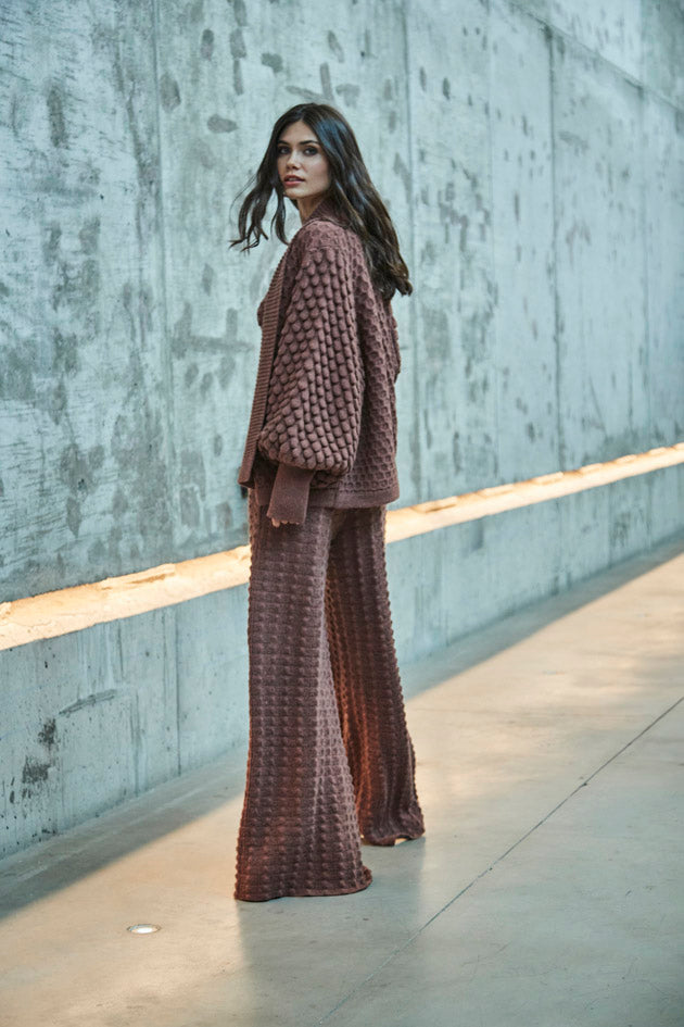 CHAQUETA CORTA ALPACA Y MERINA OLIVIER