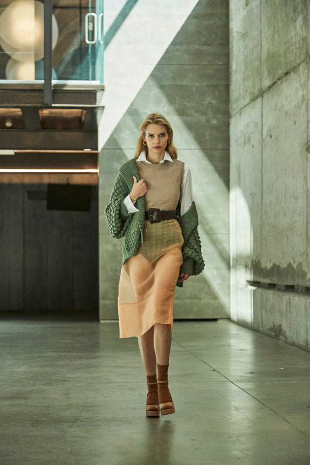 CHAQUETA CORTA ALPACA OLIVA GISELE - THE EXTREME COLLECTION