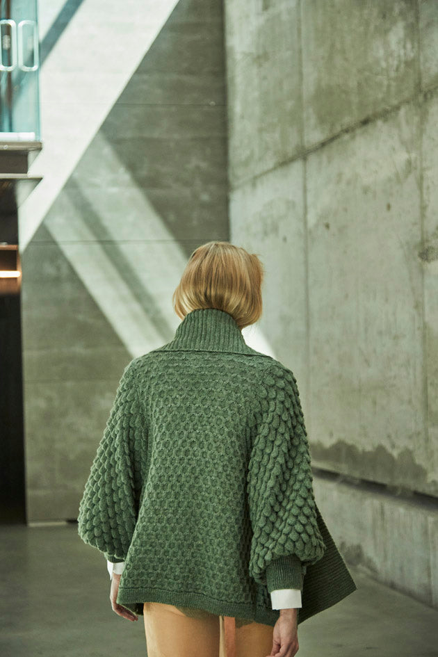 CHAQUETA CORTA ALPACA OLIVA GISELE - THE EXTREME COLLECTION