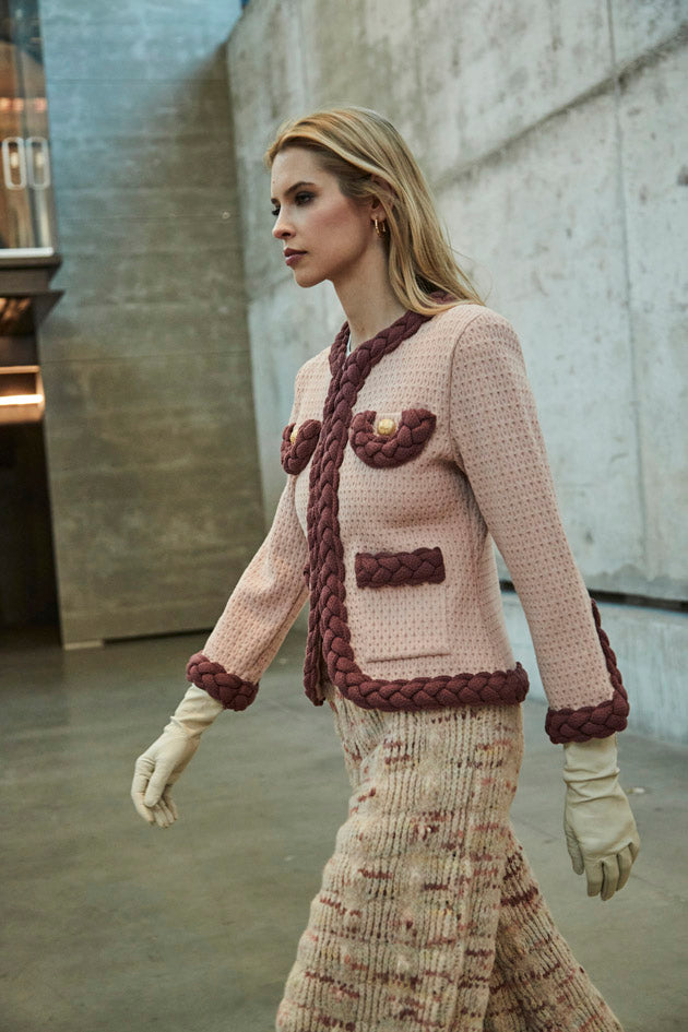 CHAQUETA CORTA ROSA BEATRICE