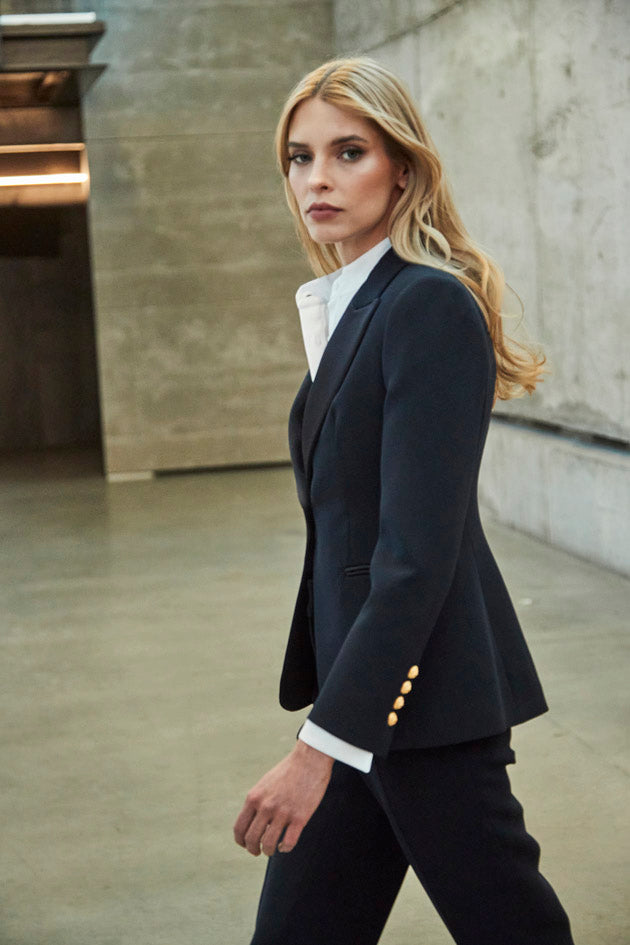 BLAZER SOLAPA RASO INDIGO CARLOTTA - THE EXTREME COLLECTION