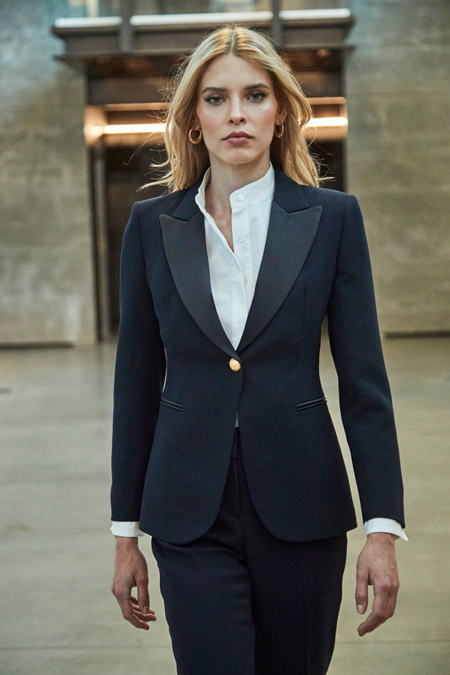BLAZER SOLAPA RASO INDIGO CARLOTTA - THE EXTREME COLLECTION