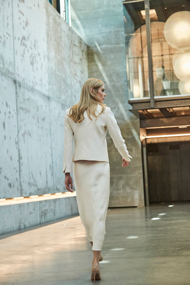 BLAZER BORDADO SOUTAGE MARFIL GAUTIER-THE EXTREME COLLECTION
