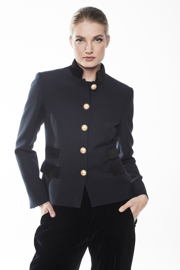 BLAZER MARINO CON DOBLE BOLSILLO BASTIAN - THE EXTREME COLLECTION