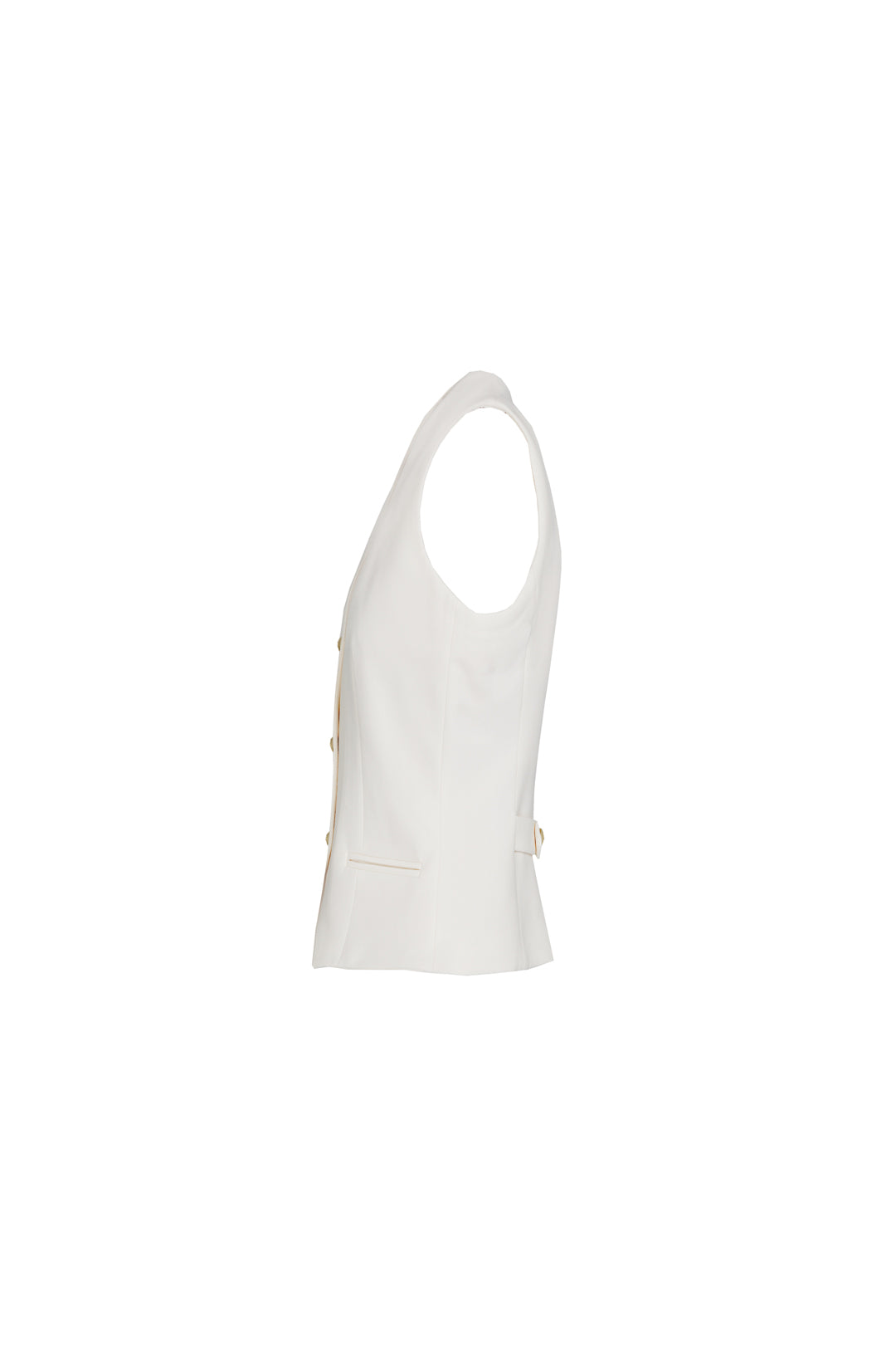 CHALECO SUPER CREPE MARFIL ATELIER - THE EXTREME COLLECTION