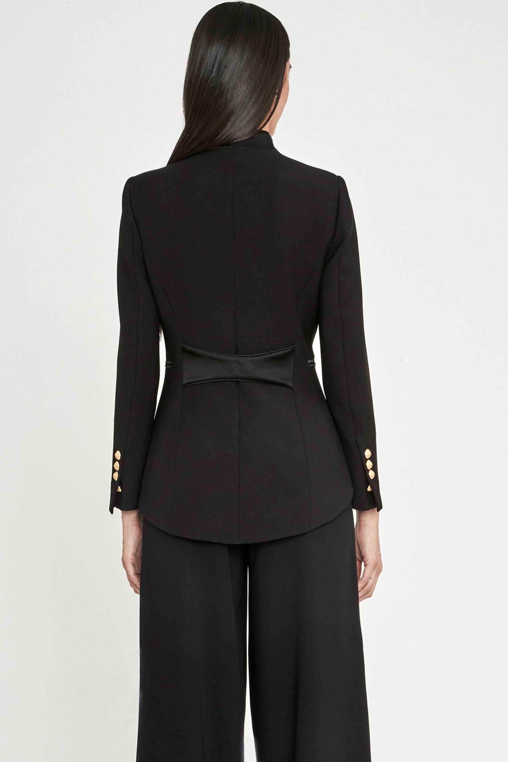 BLAZER MILITAR AZABACHE RENATA BLACK