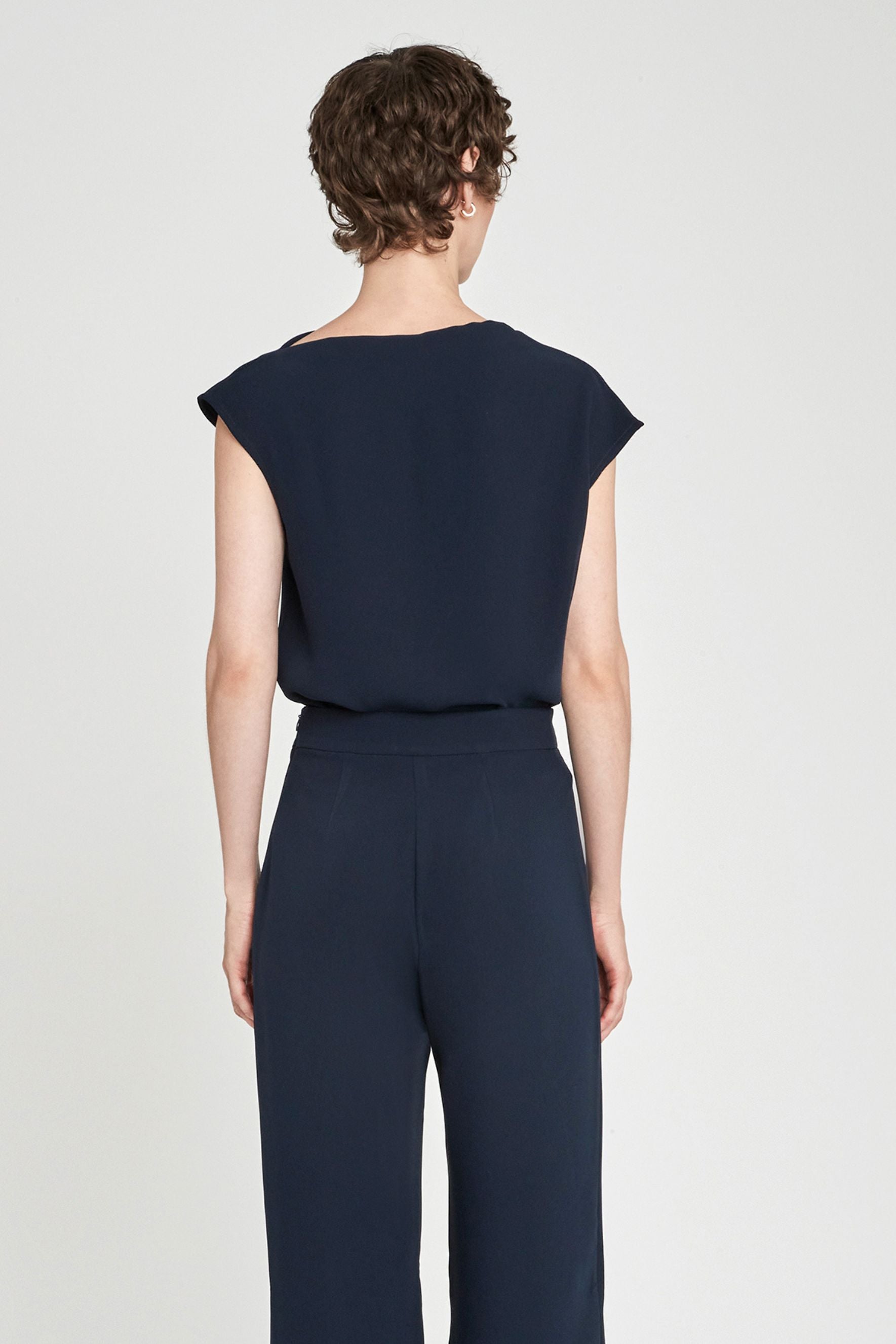 TOP ASIMÉTRICO INDIGO BENEDETTA