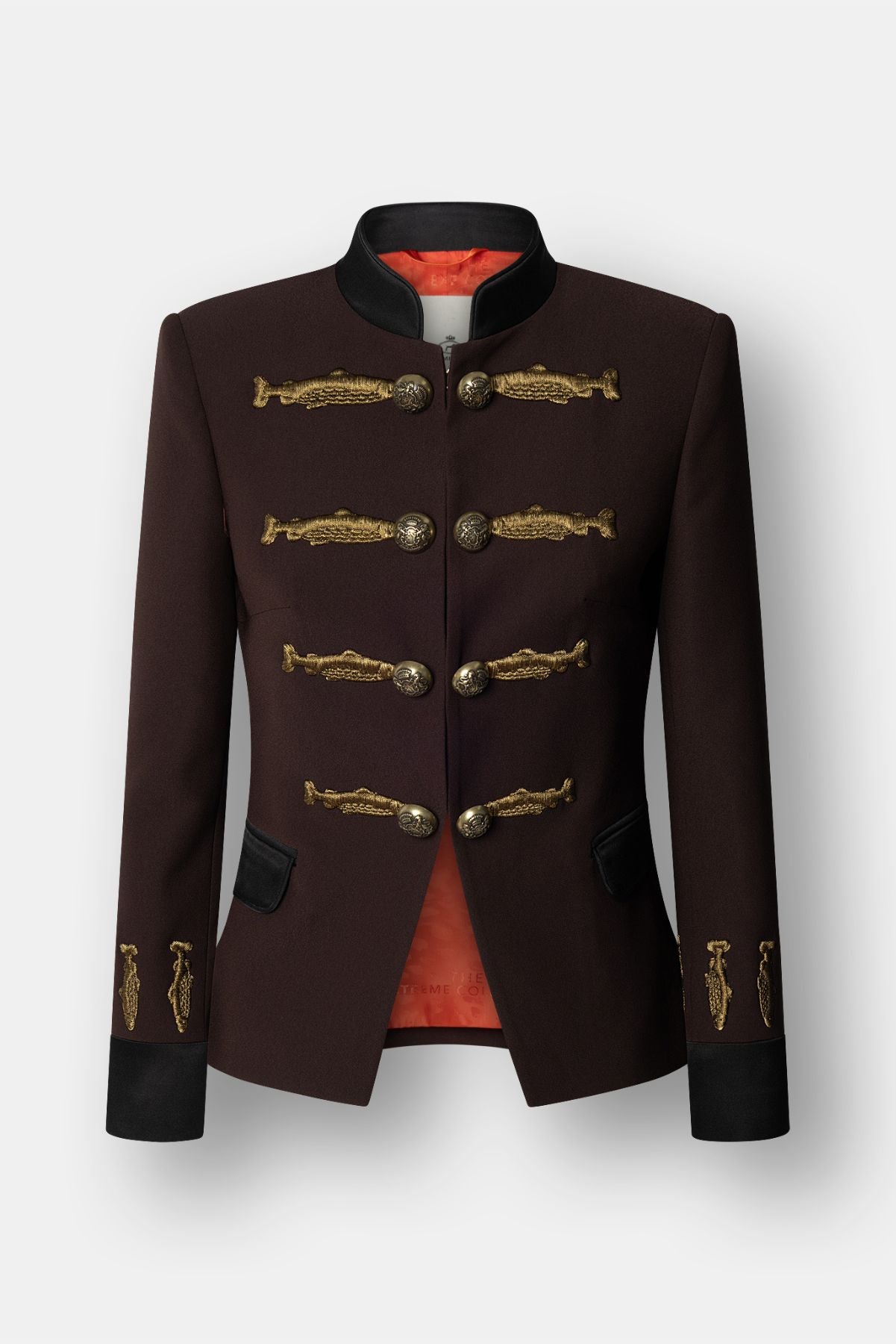 BLAZER MILITAR CACAO NUVOLA