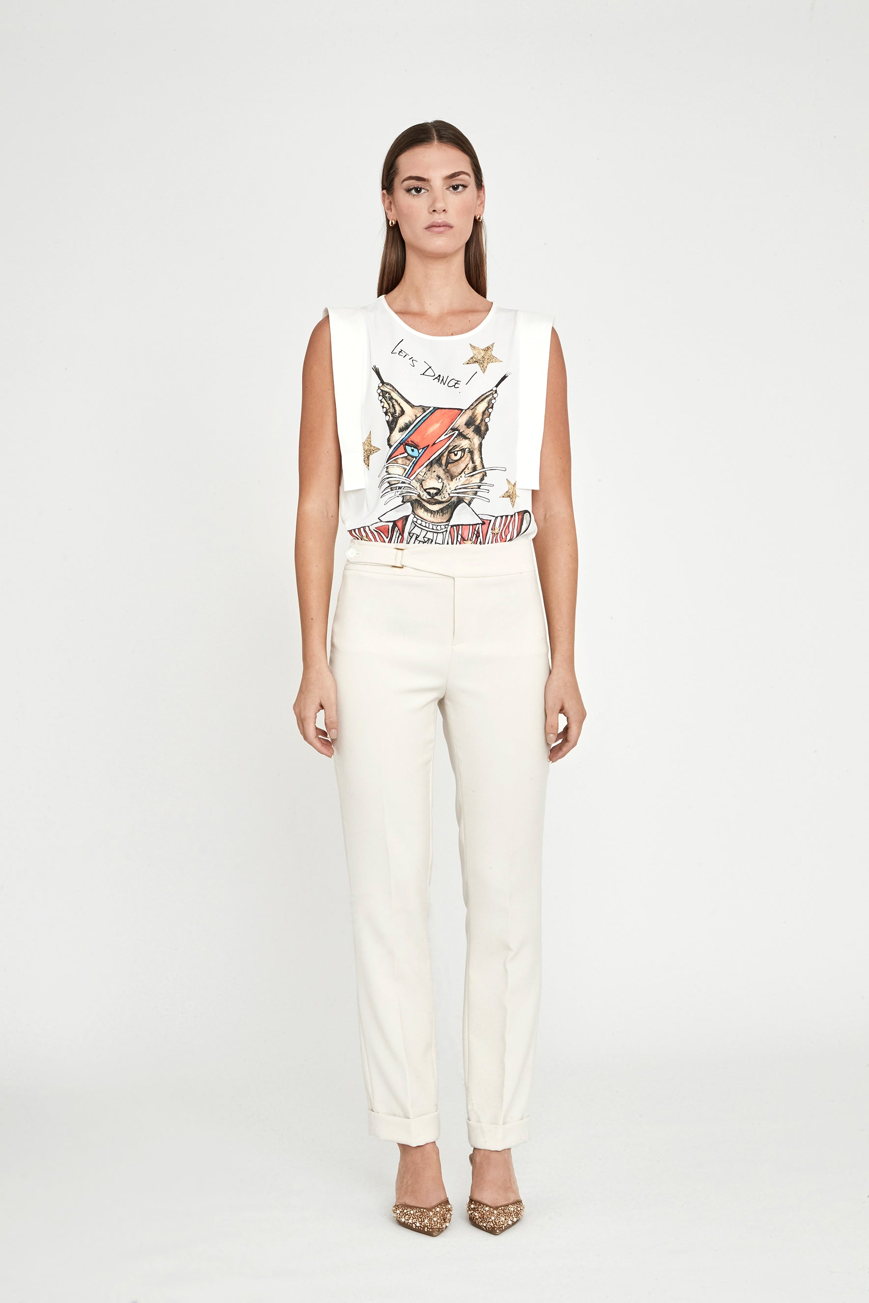 CAMISETA ESTAMPADA BLANCO LET´S DANCE - THE EXTREME COLLECTION