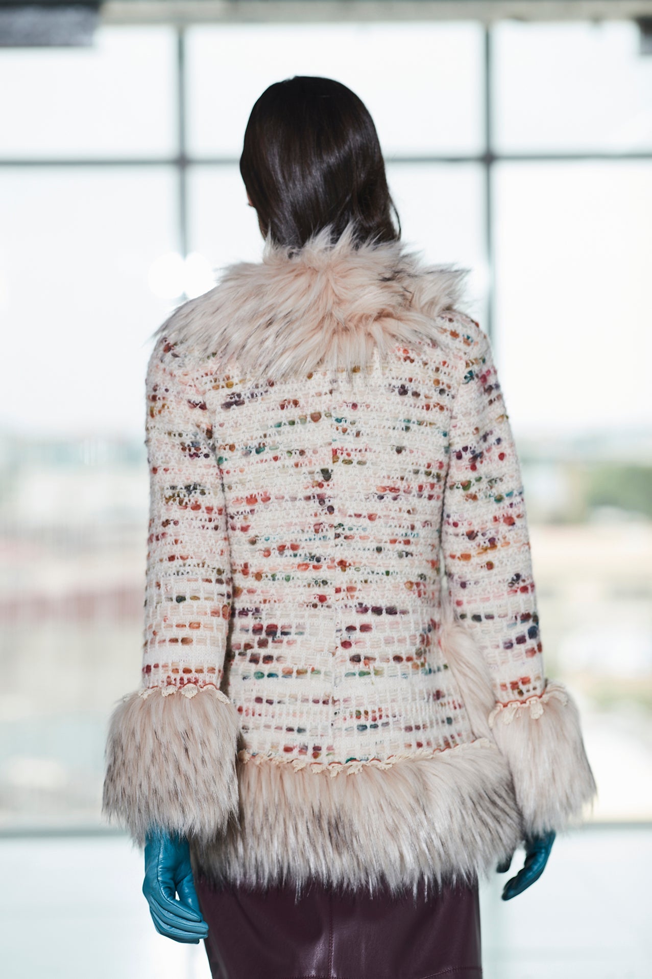ABRIGO CORTO ALPACA ALABASTRO CLEMENCE - THE EXTREME COLLECTION