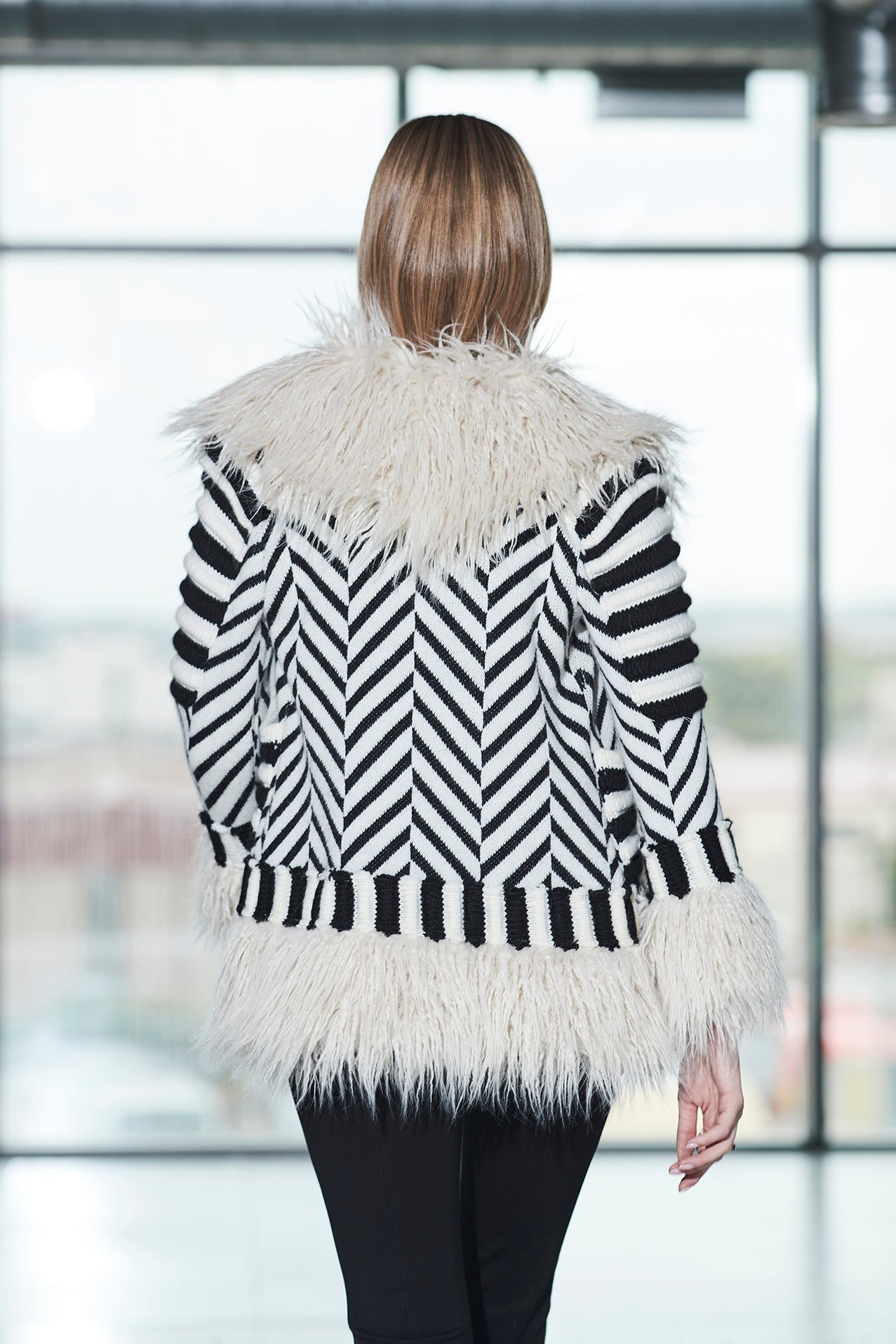 ABRIGO CORTO ALPACA MARFIL ELEONORE - THE EXTREME COLLECTION