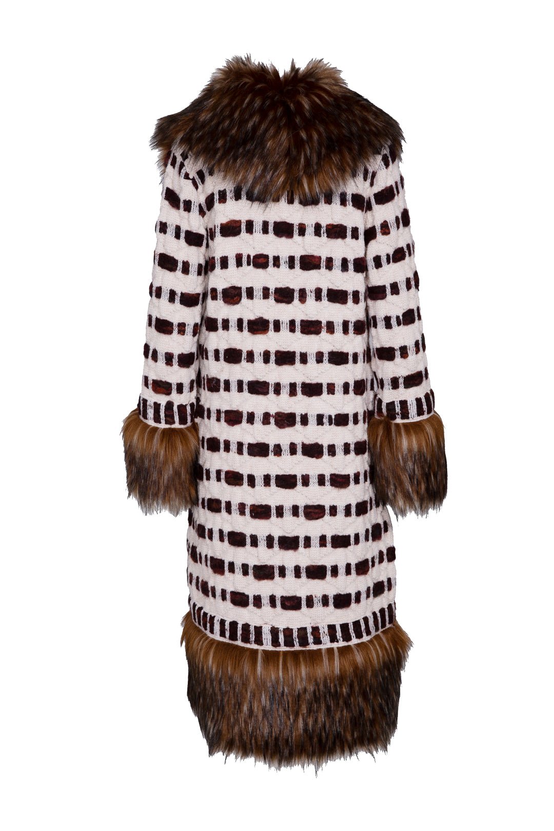 ABRIGO LARGO ALPACA ALABASTRO CLAIRE - THE EXTREME COLLECTION