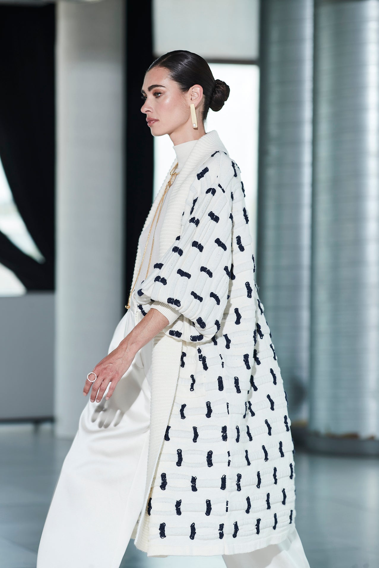 ABRIGO LARGO ALPACA MARFIL SOPHIE - THE EXTREME COLLECTION
