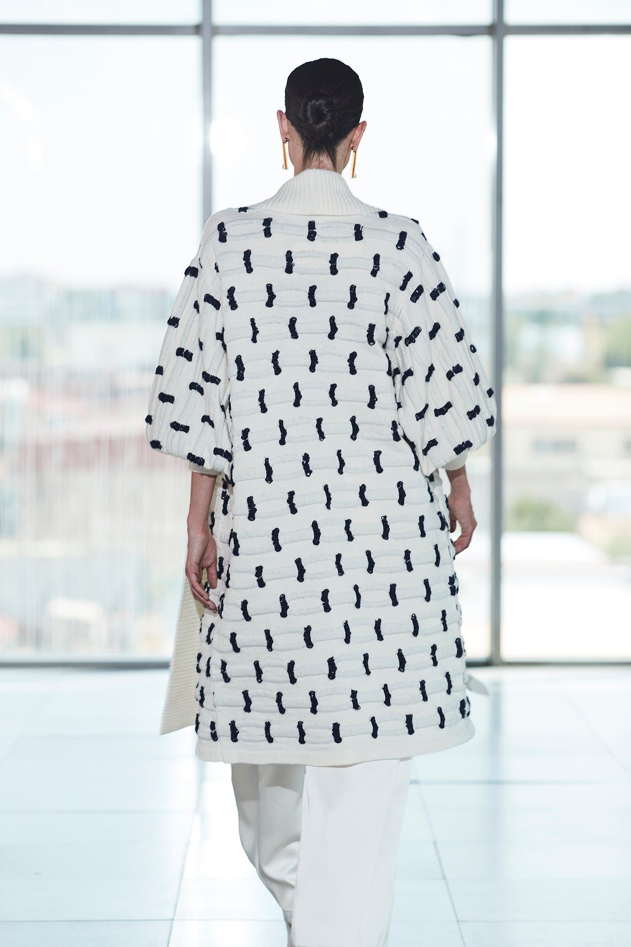 ABRIGO LARGO ALPACA MARFIL SOPHIE - THE EXTREME COLLECTION