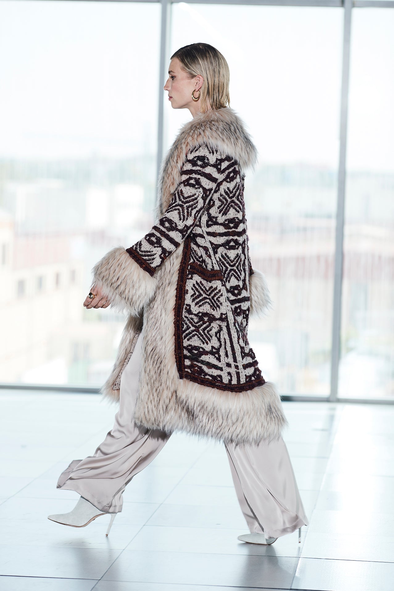 ABRIGO LARGO JACQUARD ARENA SEBASTIEN - THE EXTREME COLLECTION