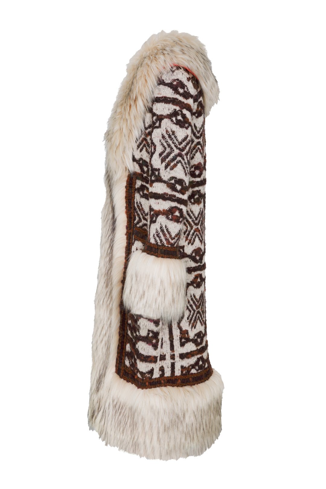 ABRIGO LARGO JACQUARD ARENA SEBASTIEN - THE EXTREME COLLECTION