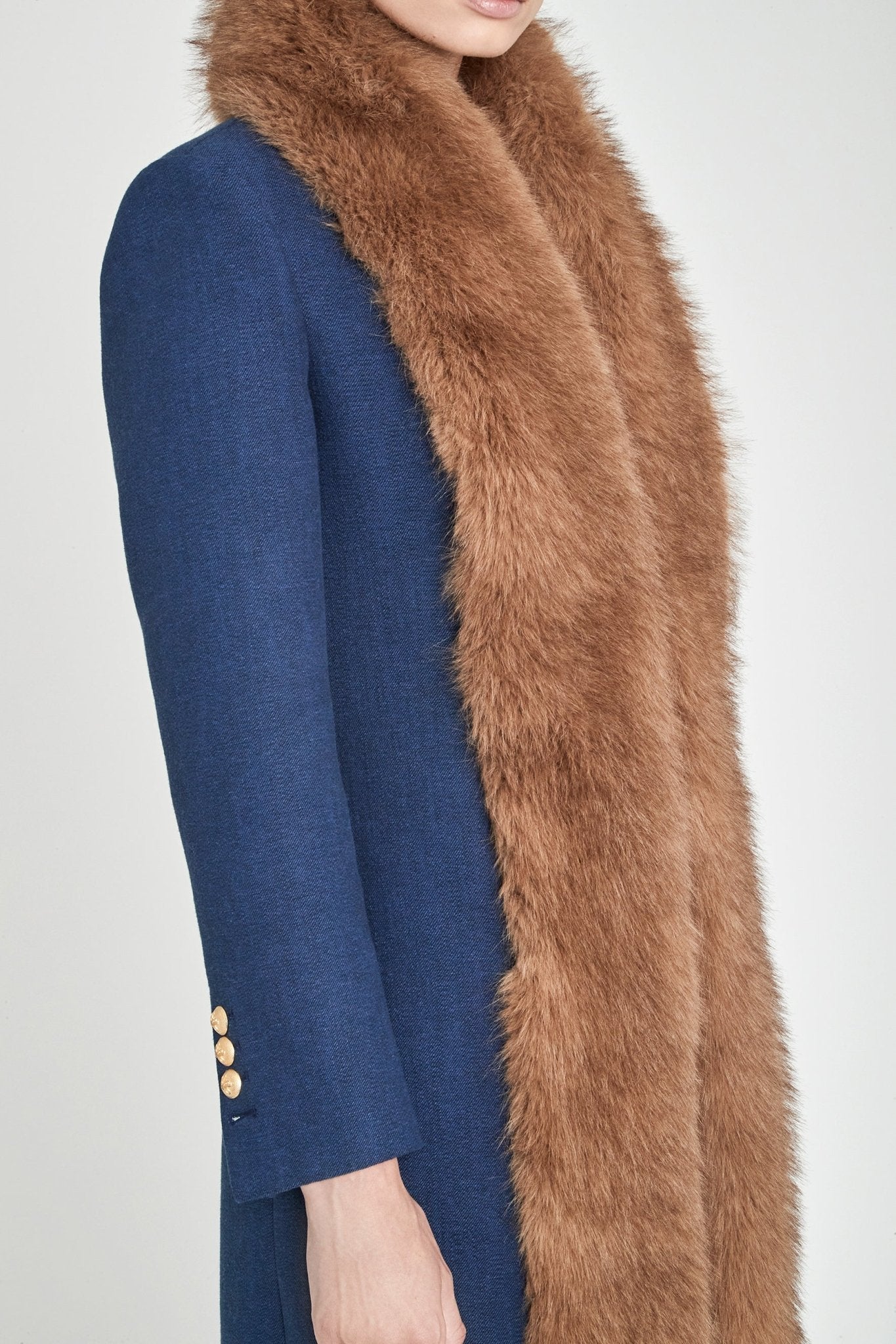 ABRIGO LARGO ZAFIRO COSETTE - THE EXTREME COLLECTION