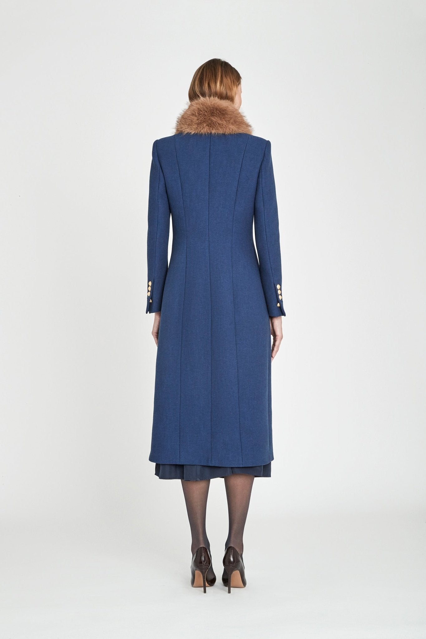 ABRIGO LARGO ZAFIRO COSETTE - THE EXTREME COLLECTION