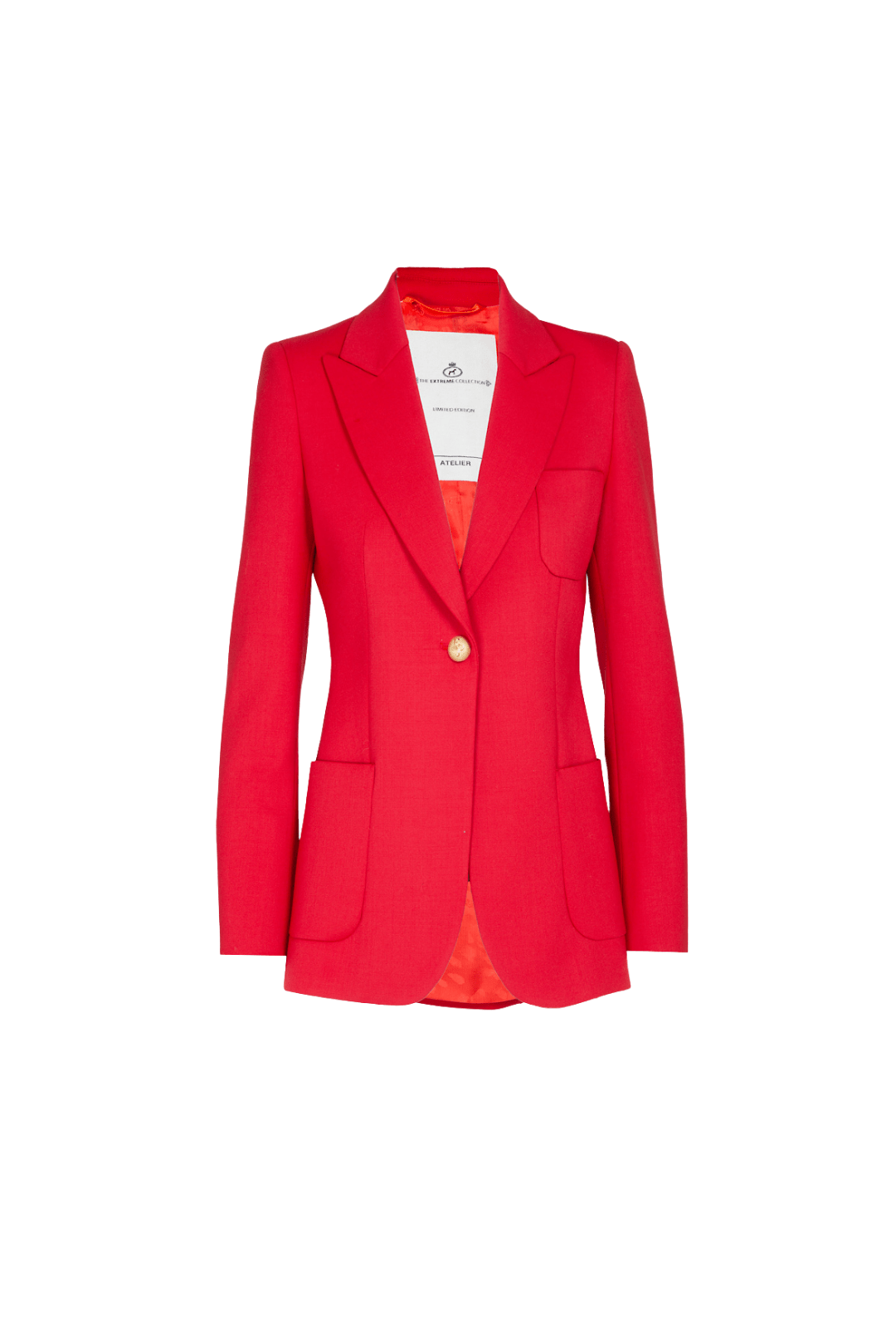 BLAZER BENEDETTA ROJO BOLSILLOS PLASTON - THE EXTREME COLLECTION