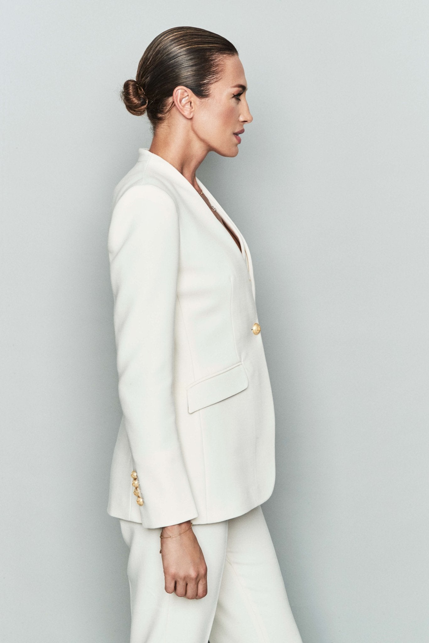 BLAZER BLANCO DE CREPE MAUREEN - THE EXTREME COLLECTION