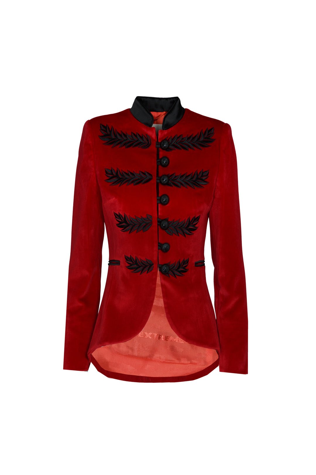 BLAZER BORDADA CARMIN RENATA VELVET - THE EXTREME COLLECTION
