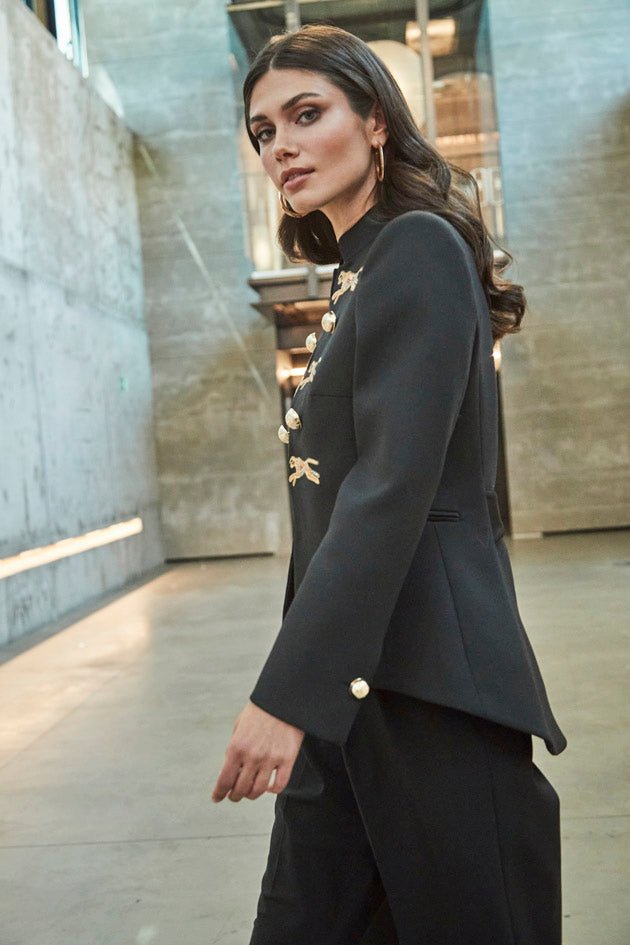 BLAZER BORDADO AZABACHE PANTHERA - THE EXTREME COLLECTION