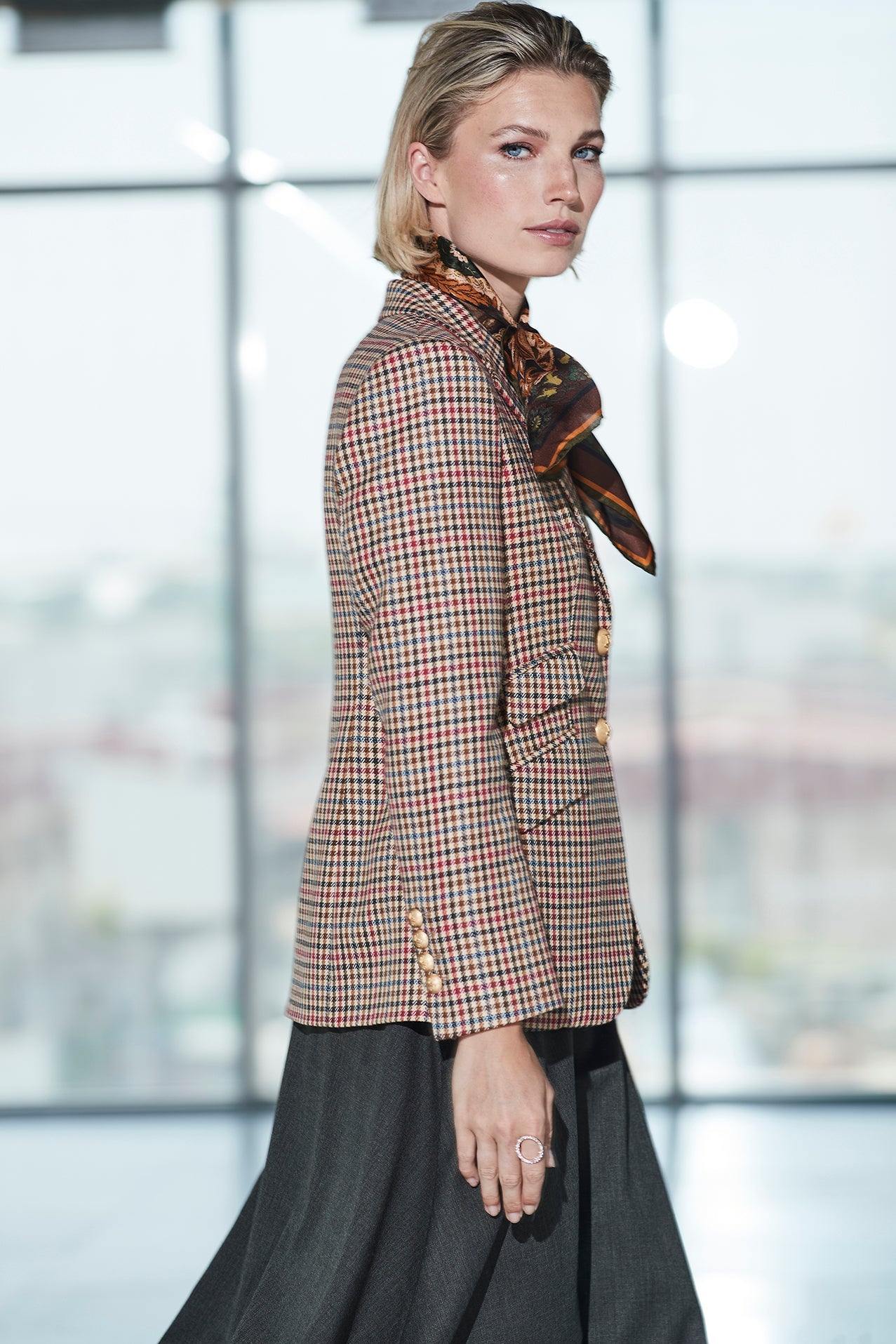 BLAZER CUADROS CARAMELO MAC HARDY - THE EXTREME COLLECTION