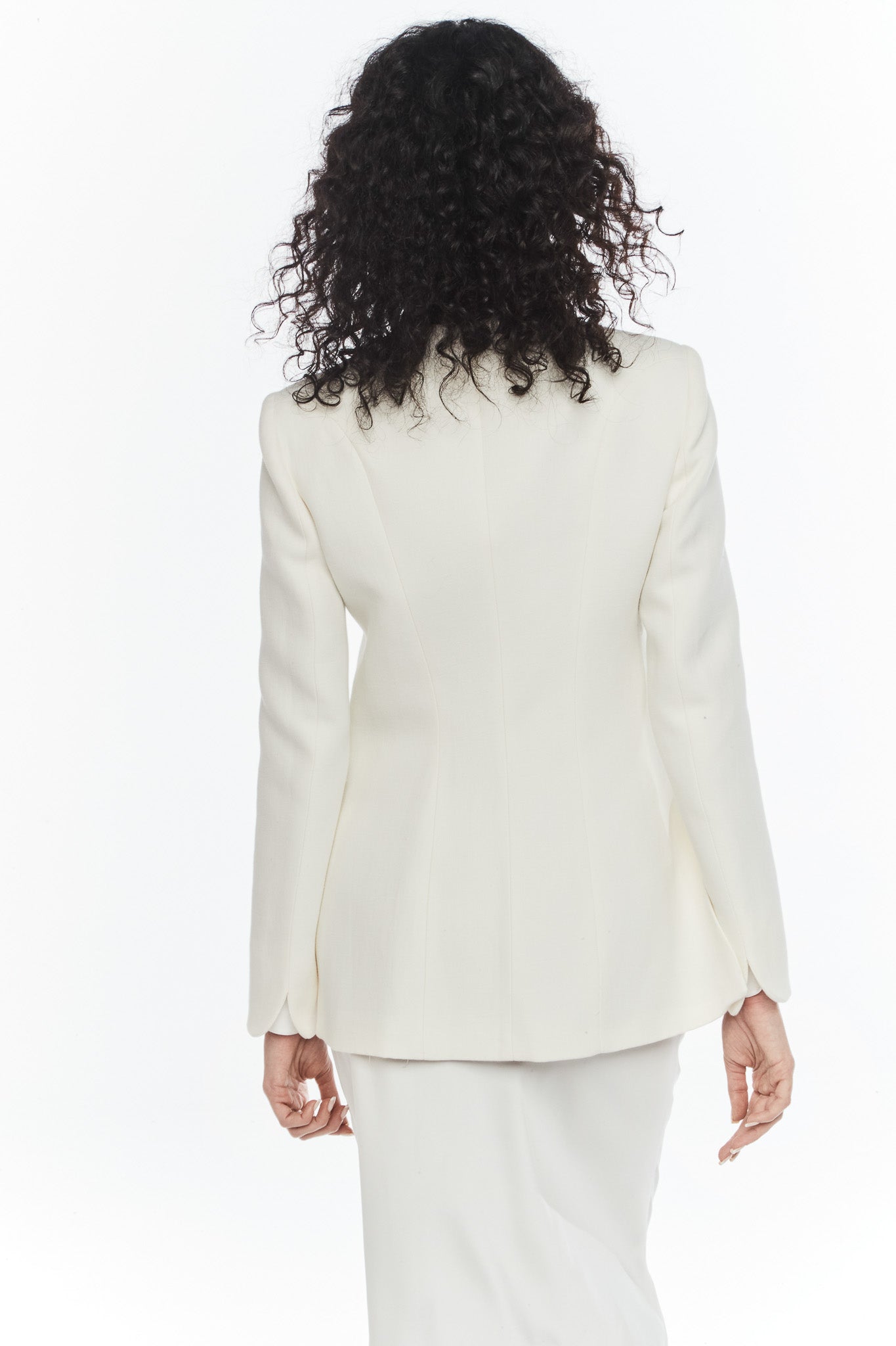 BLAZER LARGA LINO BLANCO CORNELIA - THE EXTREME COLLECTION