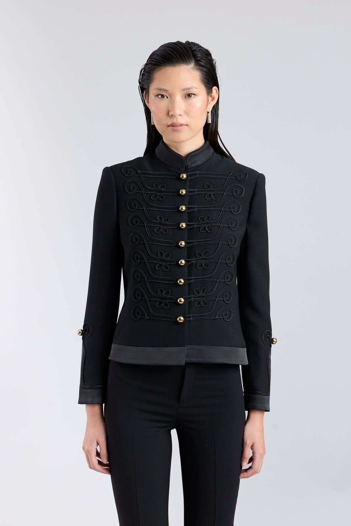 BLAZER MILITAR AZABACHE SOUTAGE LA SPEZIA - THE EXTREME COLLECTION