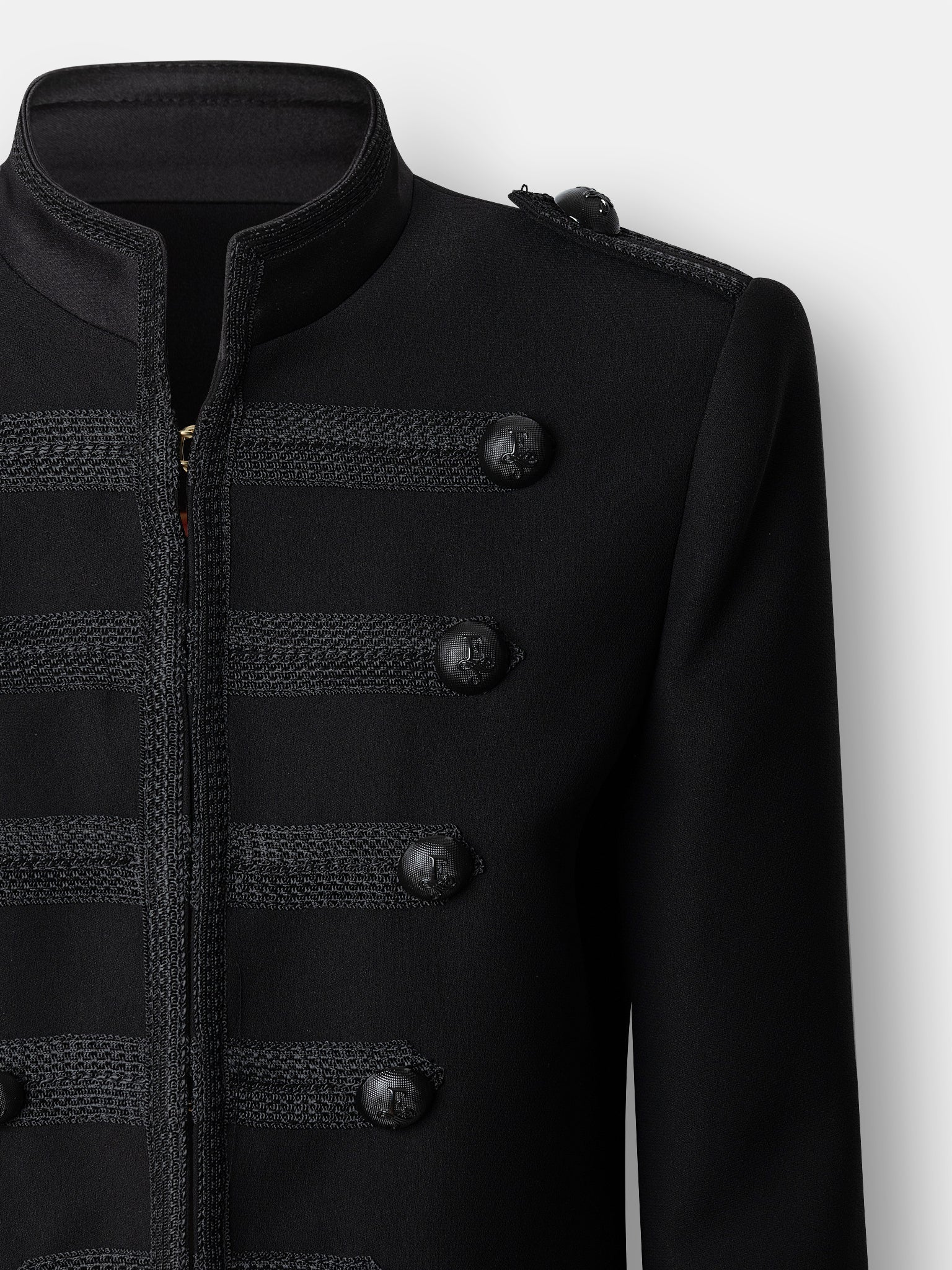 BLAZER MILITAR GALONES BROOKLYN NEGRO - THE EXTREME COLLECTION