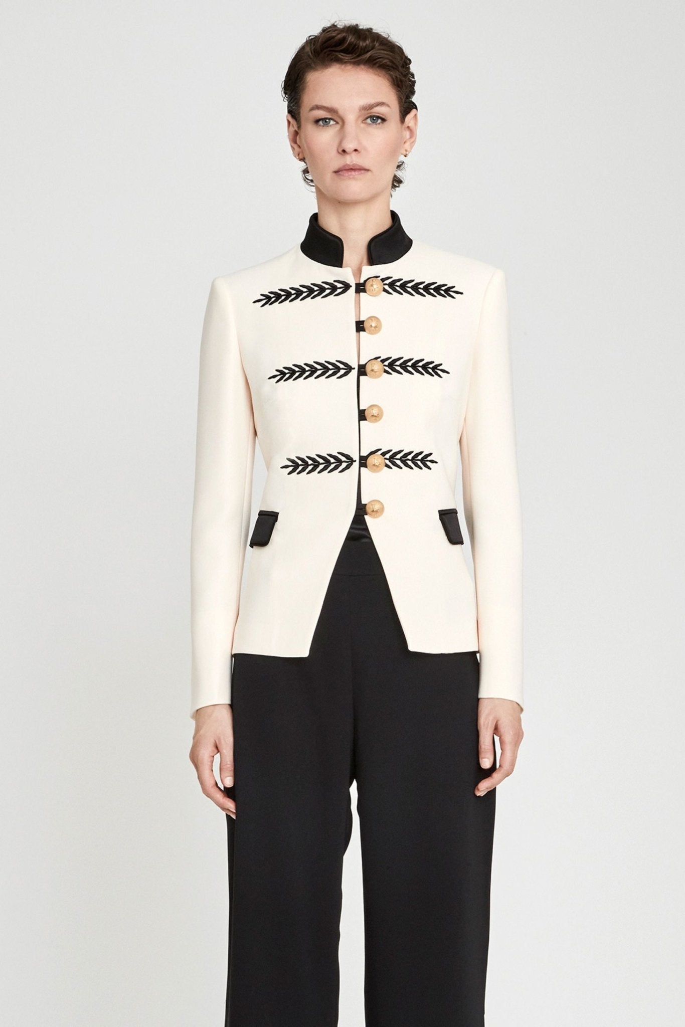 BLAZER MILITAR MARFIL RENATA 01 - THE EXTREME COLLECTION