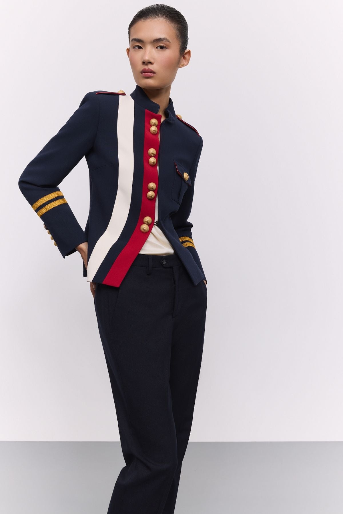 Blazer militar marino Claudia London - Edicion Limitada - THE EXTREME COLLECTION