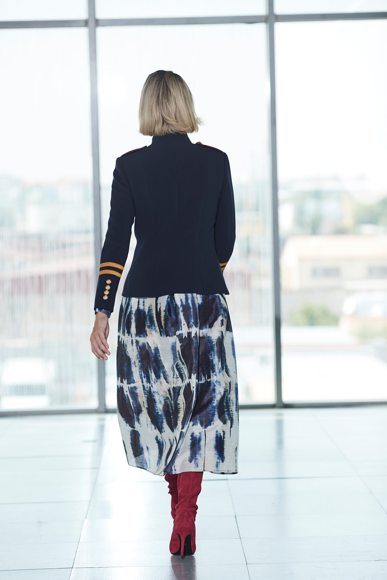 BLAZER MILITAR MARINO CLAUDIA LONDON - THE EXTREME COLLECTION