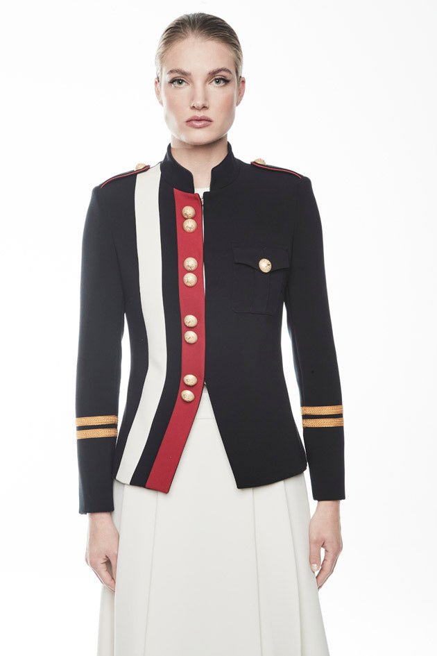 BLAZER MILITAR MARINO CLAUDIA LONDON - THE EXTREME COLLECTION