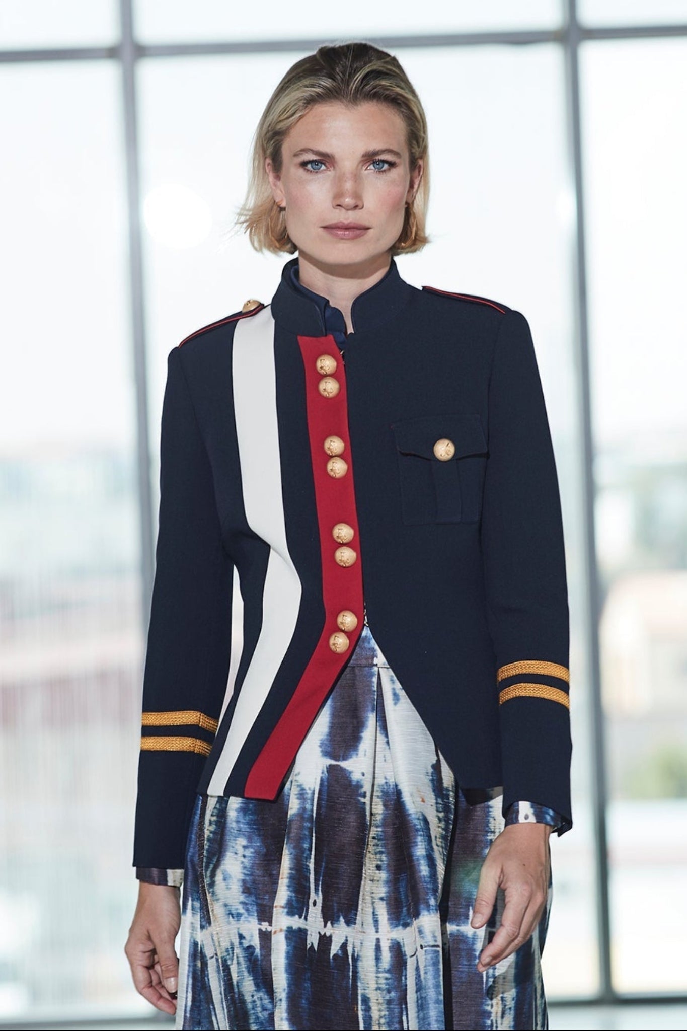 BLAZER MILITAR MARINO CLAUDIA LONDON - THE EXTREME COLLECTION