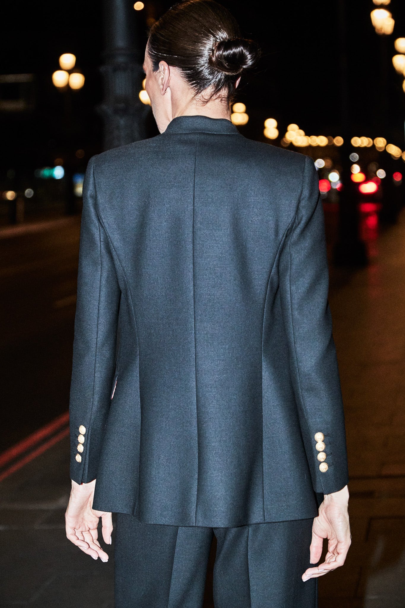 BLAZER NEGRO DE CREPE MAUREEN - THE EXTREME COLLECTION