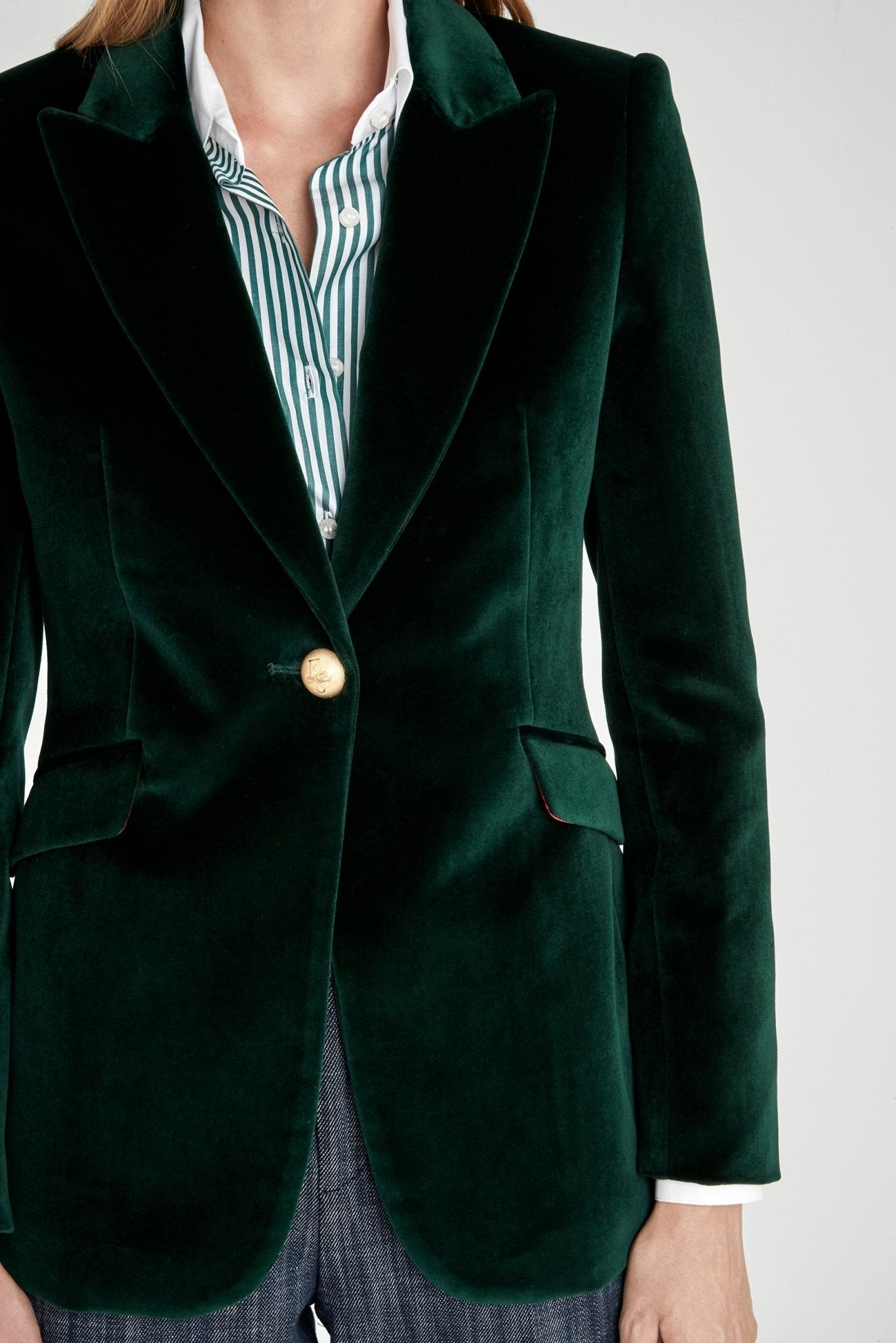 BLAZER OLIVA PARIS VELVET - THE EXTREME COLLECTION
