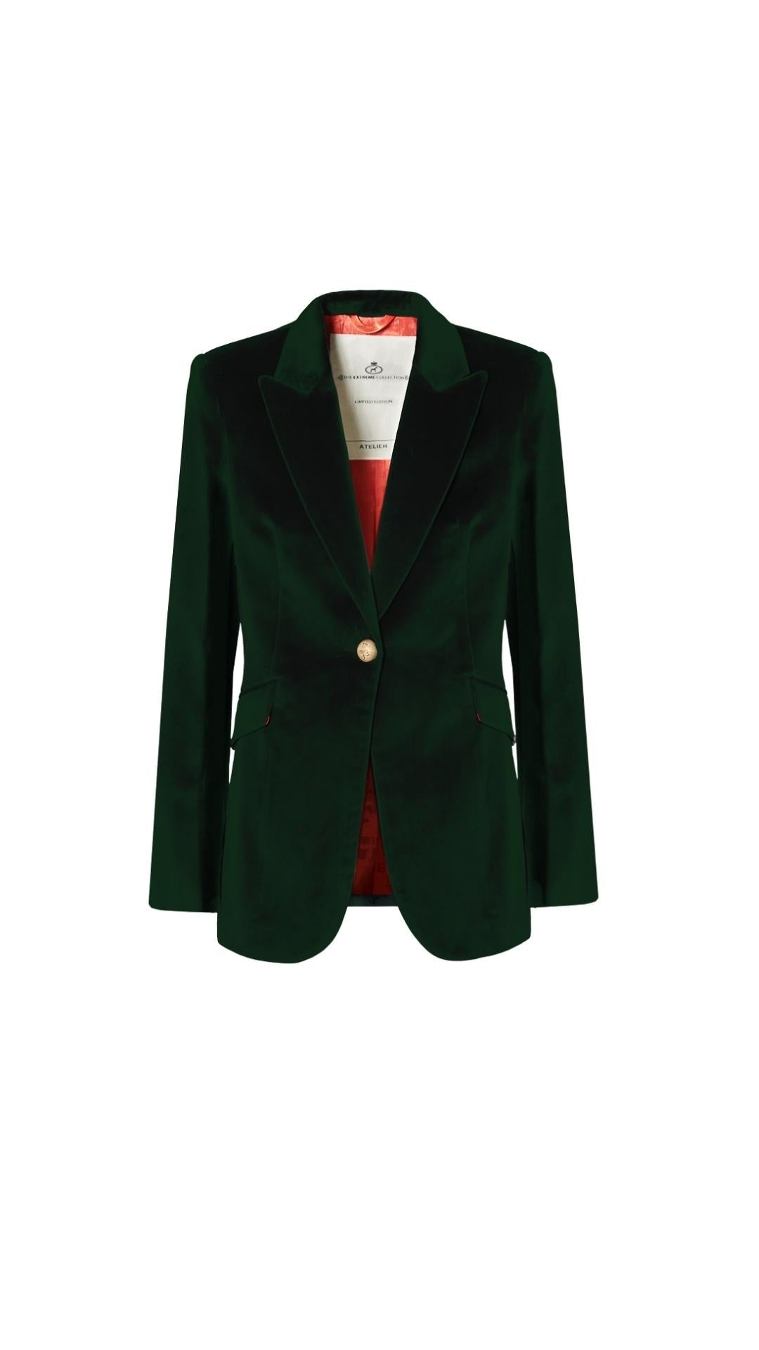 BLAZER OLIVA PARIS VELVET - THE EXTREME COLLECTION