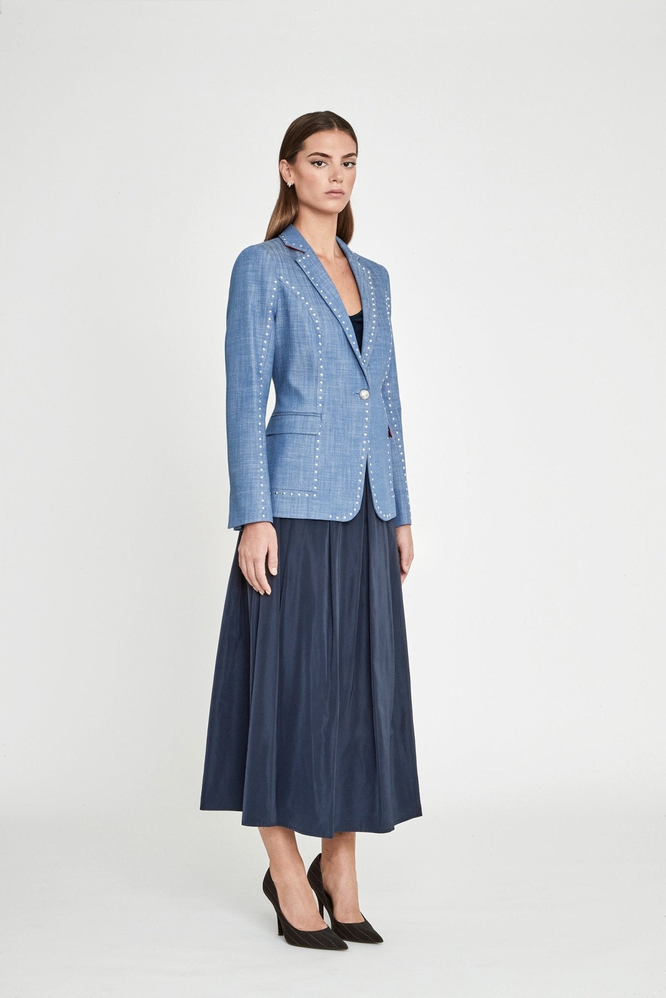 BLAZER TACHAS DENIM DOMINIQUE - THE EXTREME COLLECTION