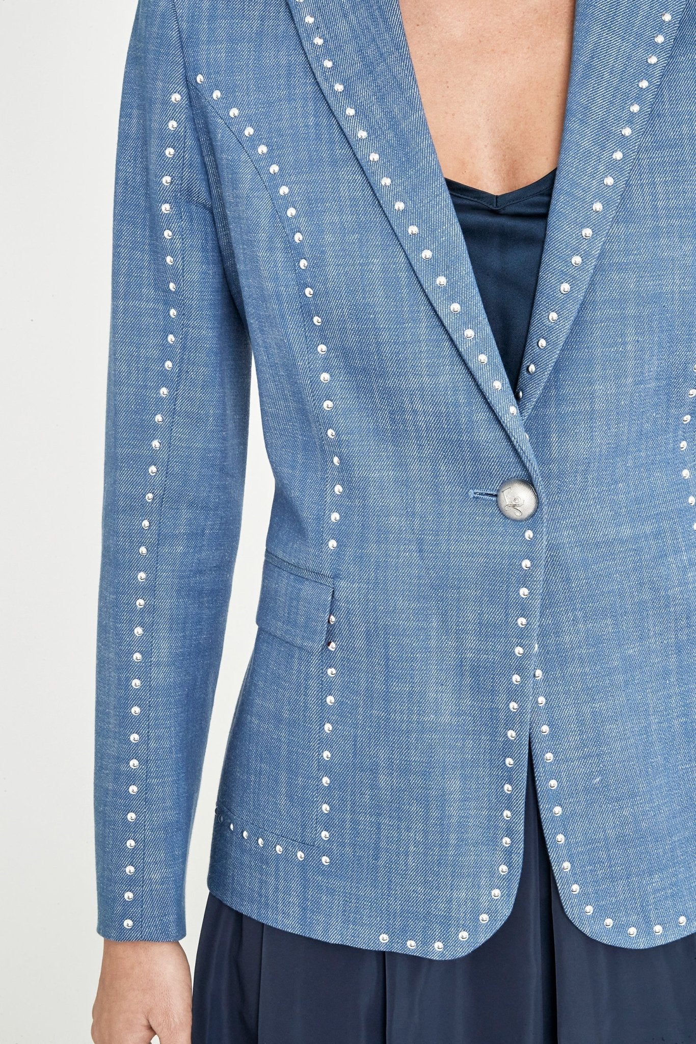 BLAZER TACHAS DENIM DOMINIQUE - THE EXTREME COLLECTION