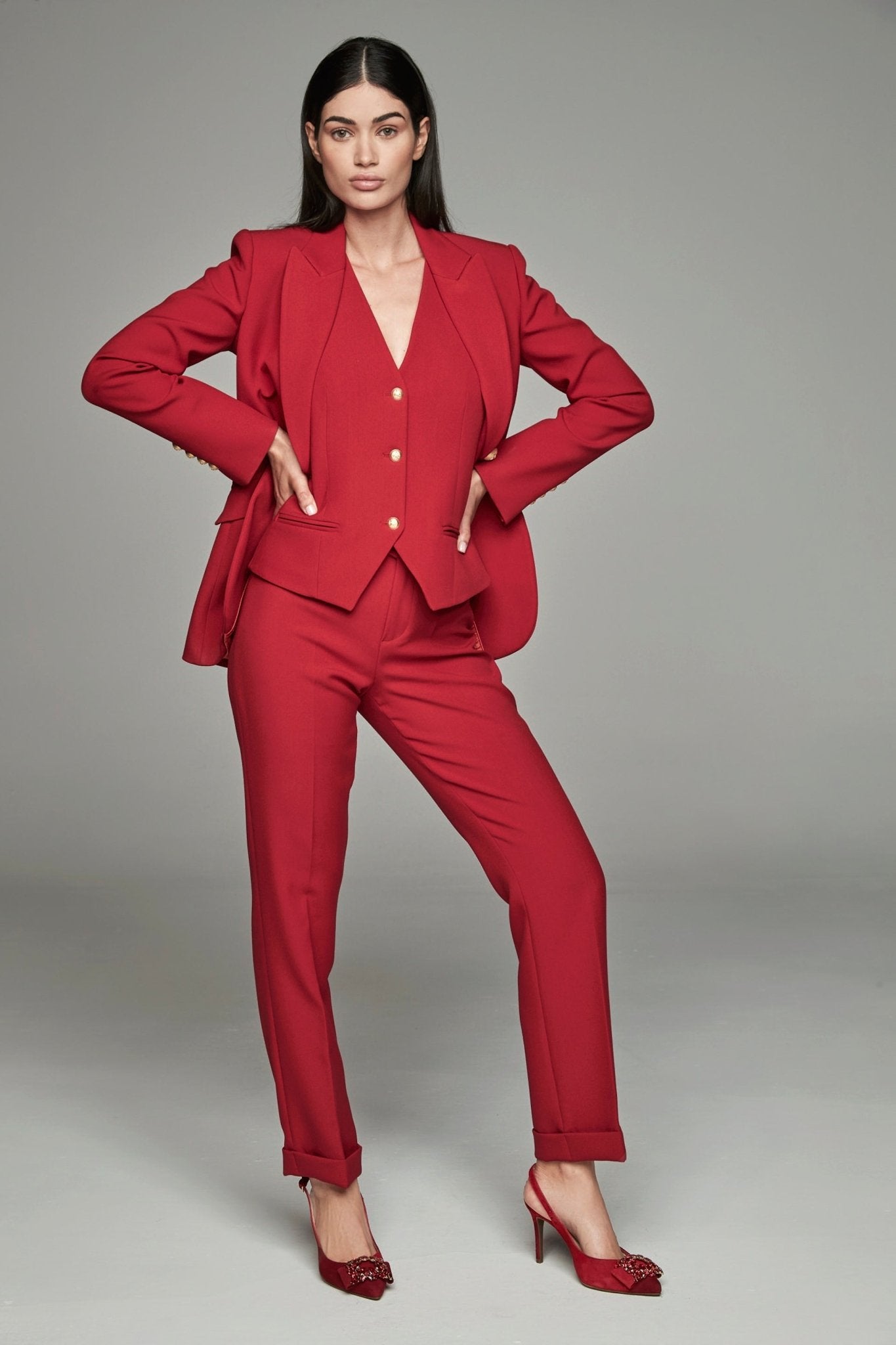 BLAZER UN BOTON ROJO PARIS - THE EXTREME COLLECTION