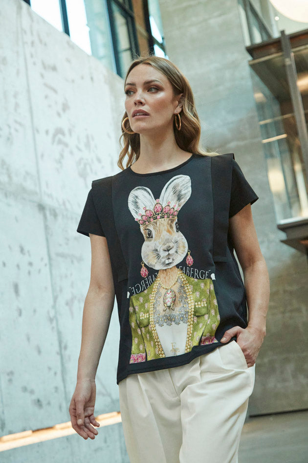 CAMISETA FABERGÉ NEGRO - THE EXTREME COLLECTION